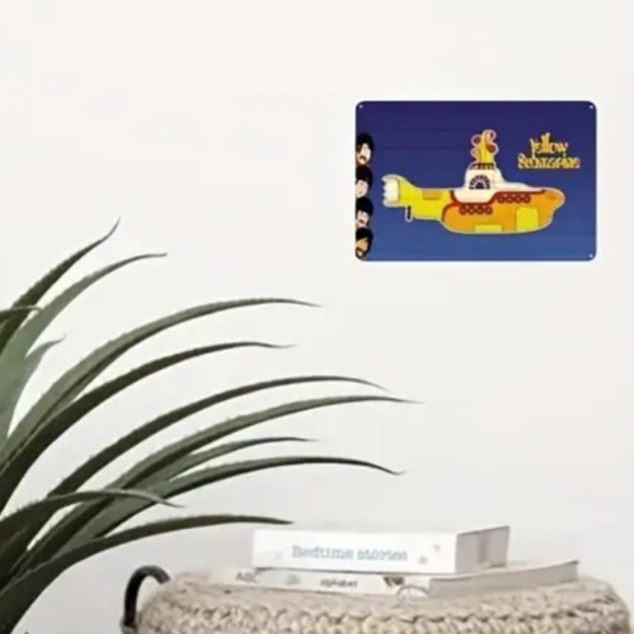 Yellow Submarine Decorative Sign - Picture 2 of 5